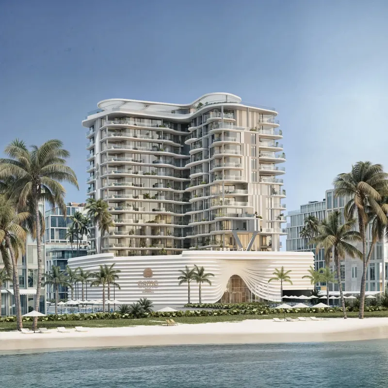 Exterior at Esme Beach Residences in Dubai Islands Dubai