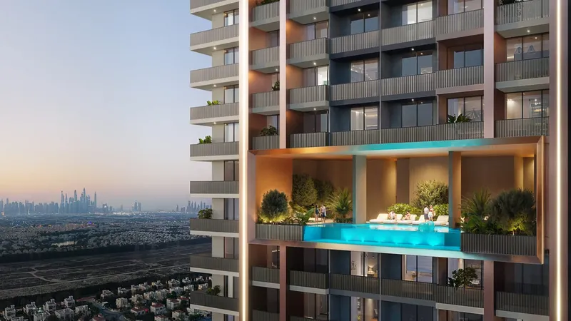 Exterior at ESSENL1FE Residence in JVT (Jumeirah Village Triangle) Dubai