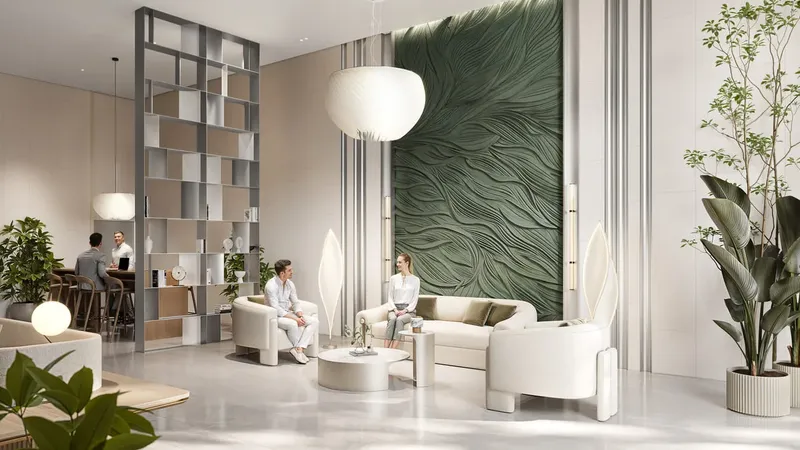 Lobby at ESSENL1FE Residence in JVT (Jumeirah Village Triangle) Dubai