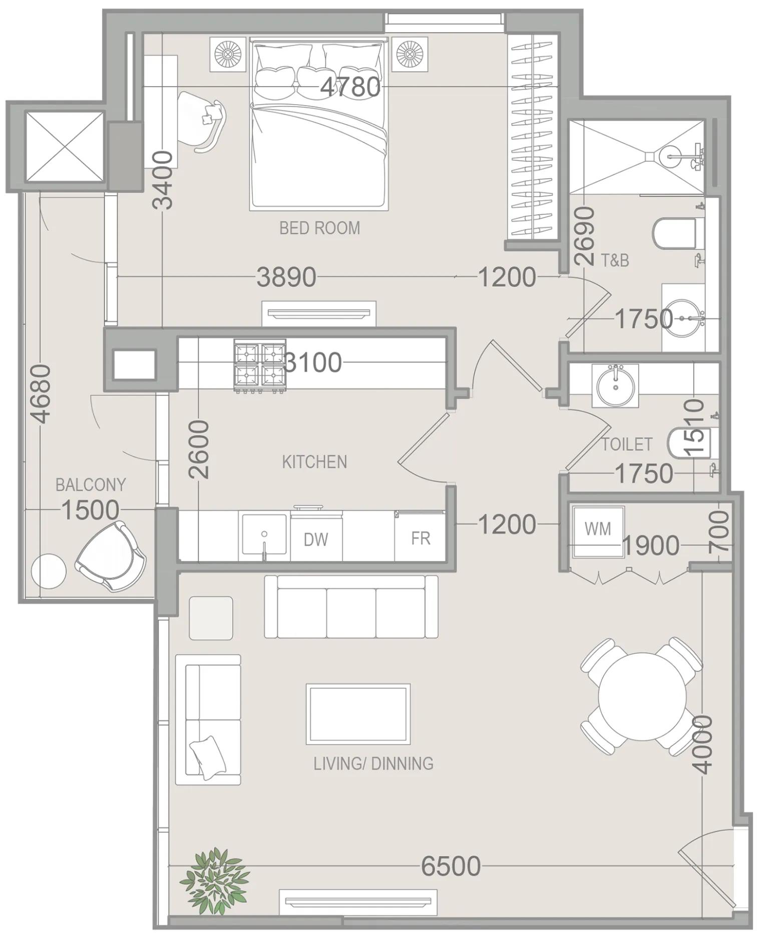 Object 1 EVERGR1N House 4 floor plan
