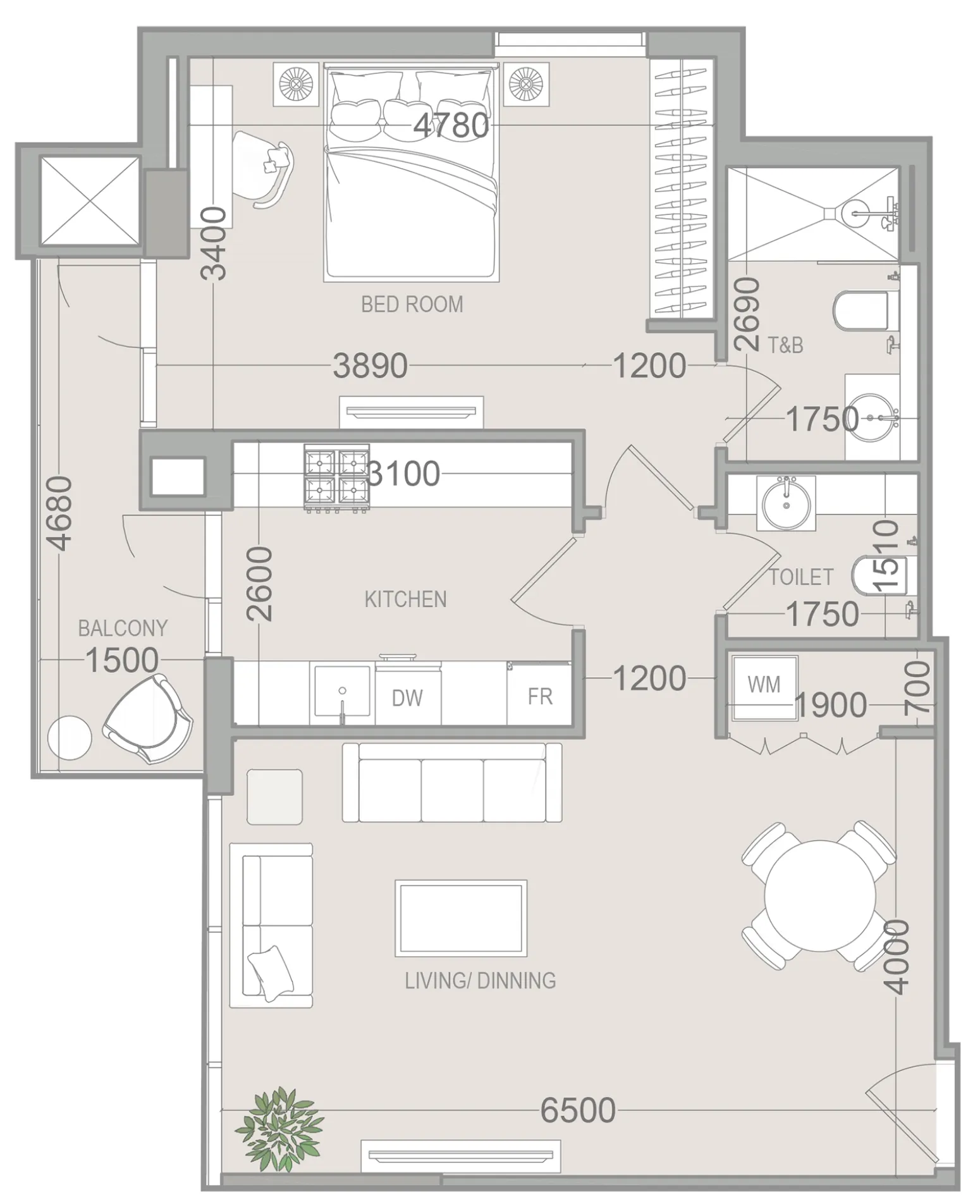 Object 1 EVERGR1N House 4 floor plan