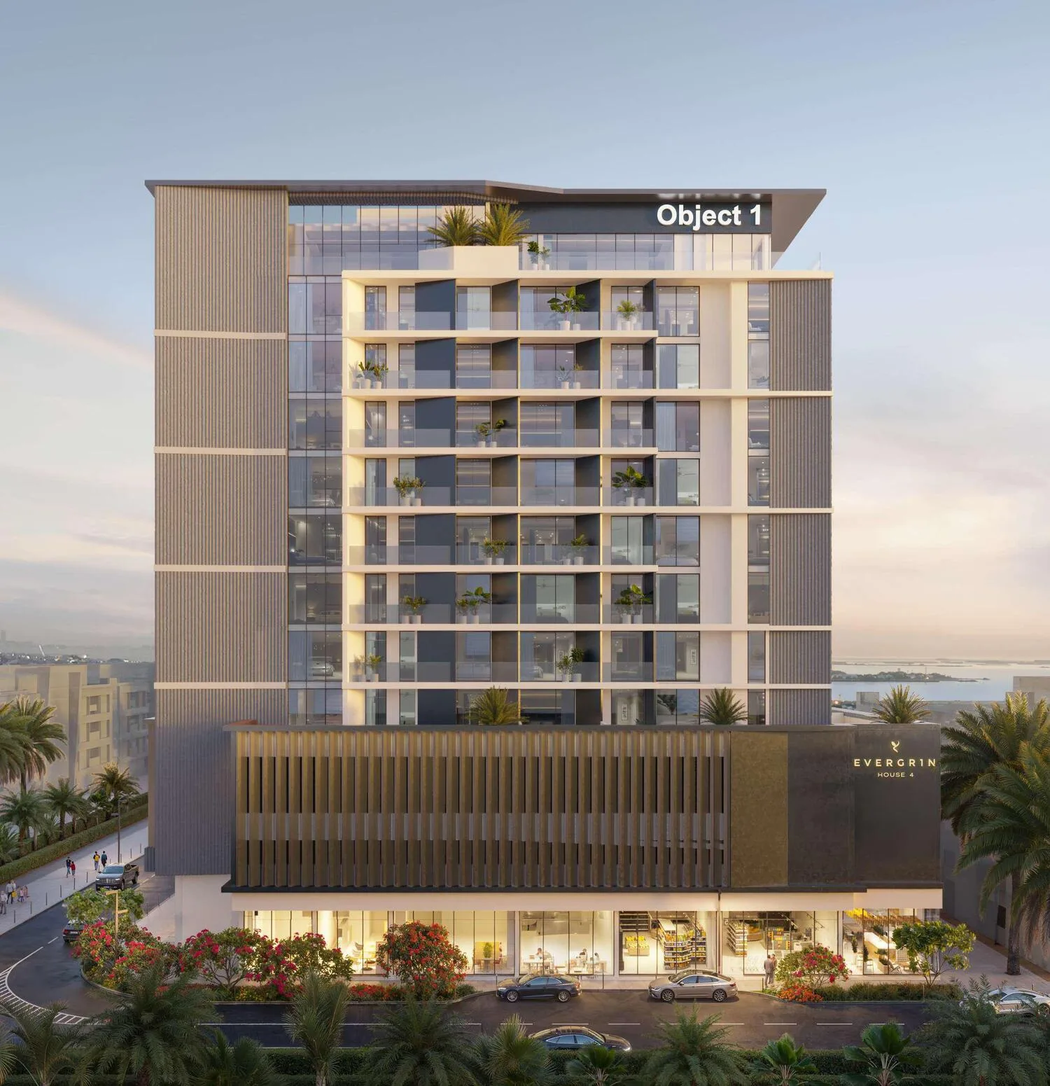 Exterior at EVERGR1N House 4 in Al Satwa Dubai