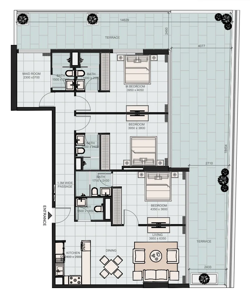 ANAX Developments Evora Residences floor plan