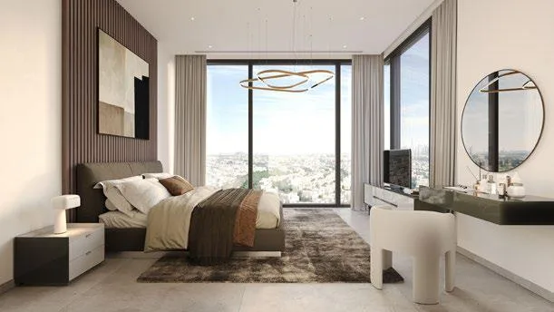 Interior at Evora Residences in Jebel Ali Village Dubai