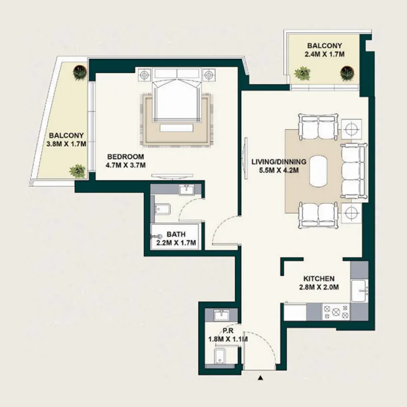 Al Marina Exotica by Al Marina floor plan