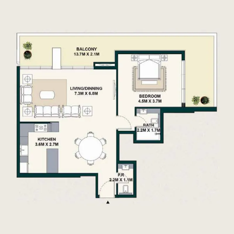 Al Marina Exotica by Al Marina floor plan