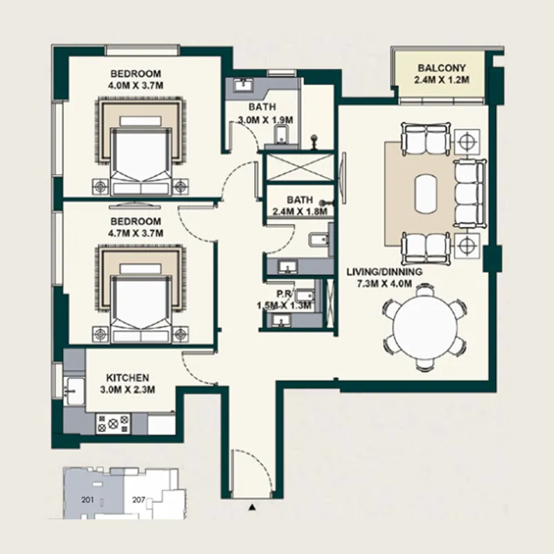 Al Marina Exotica by Al Marina floor plan