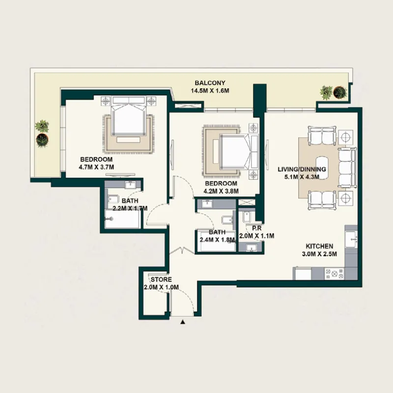 Al Marina Exotica by Al Marina floor plan
