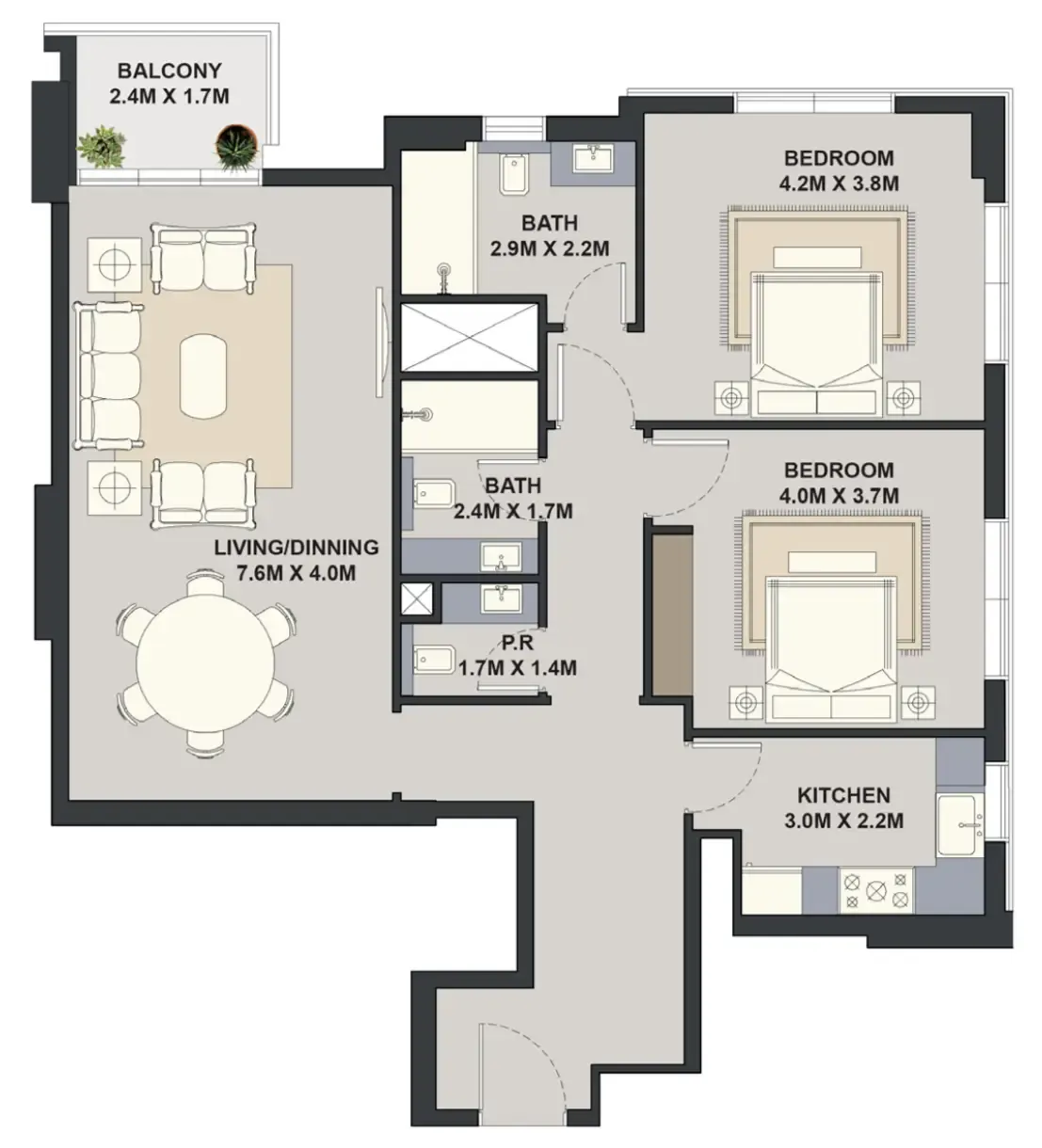 Al Marina Exotica by Al Marina floor plan