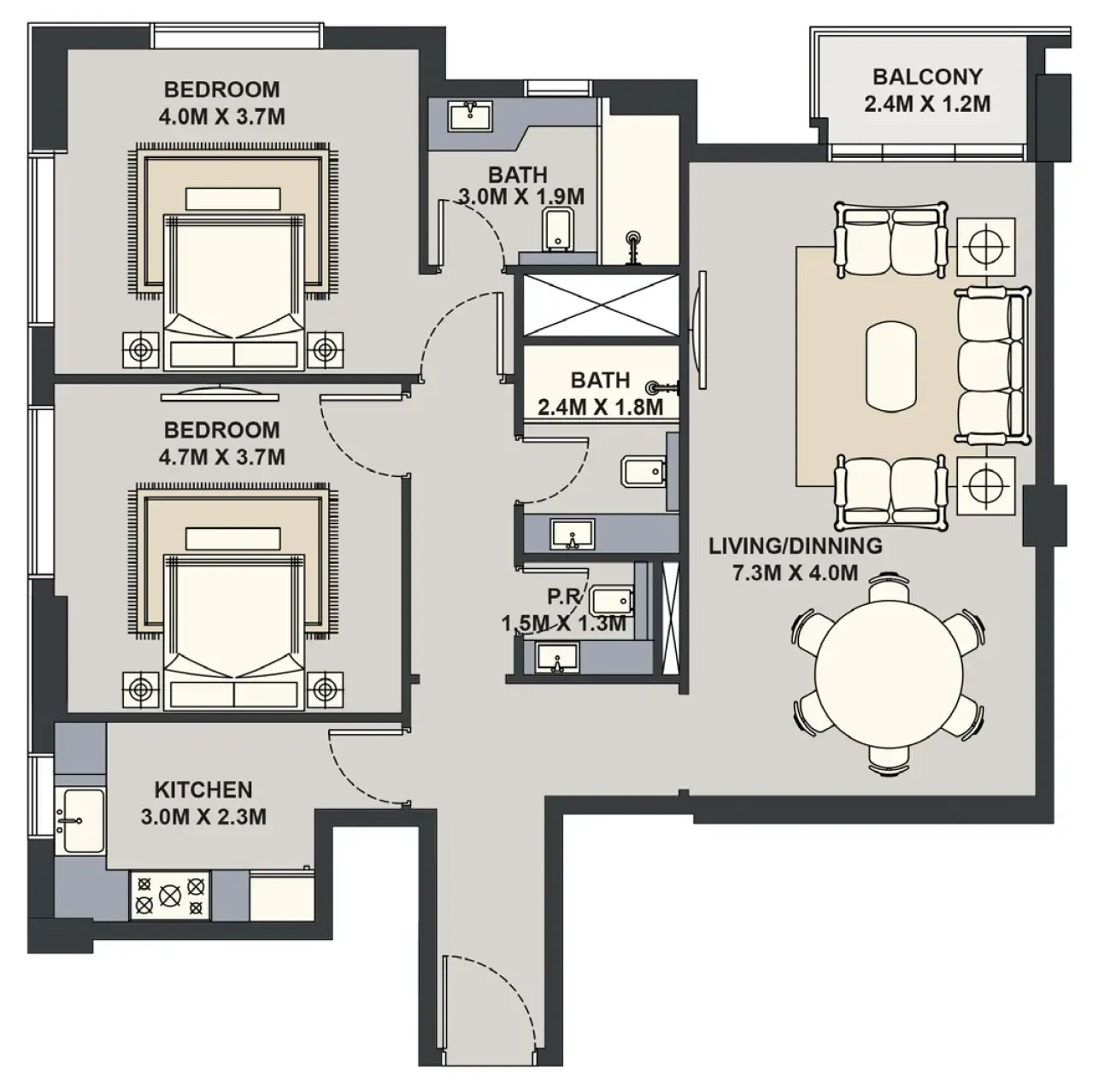 Al Marina Exotica by Al Marina floor plan