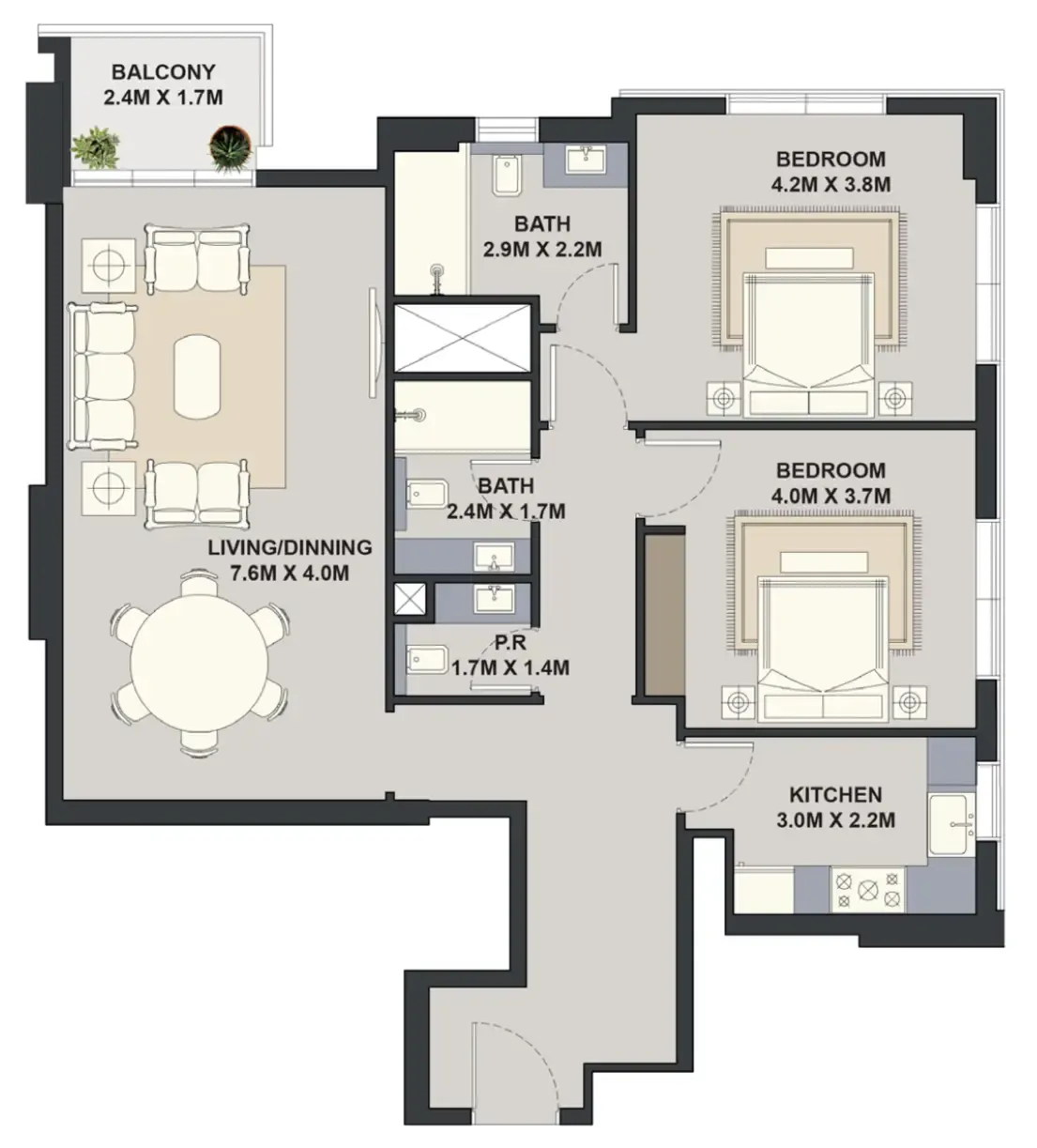 Al Marina Exotica by Al Marina floor plan