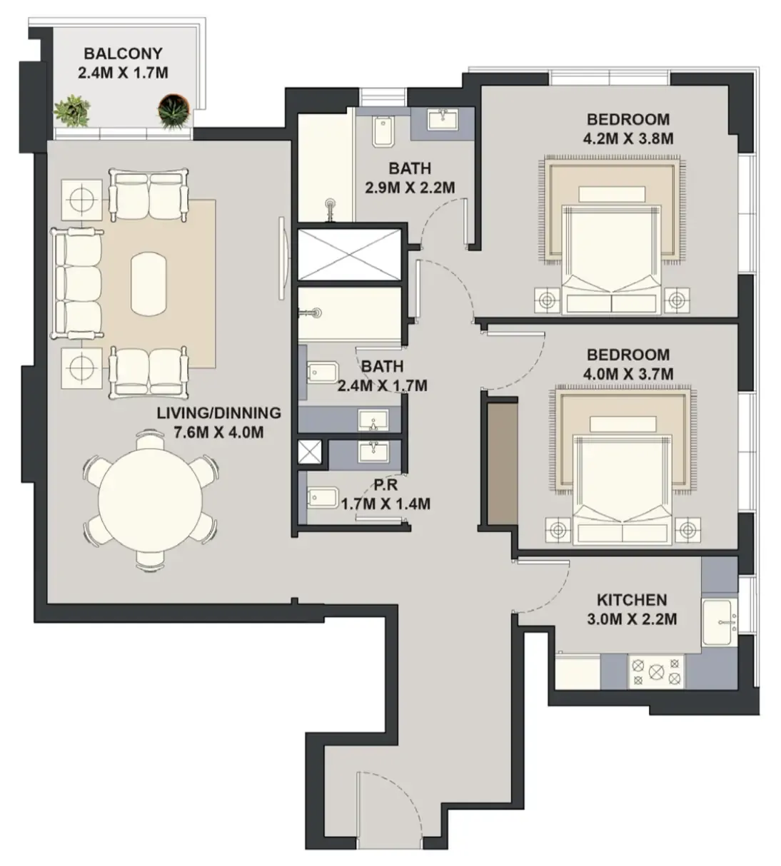 Al Marina Exotica by Al Marina floor plan