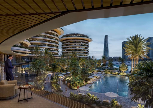 Expansive Suite of Pools & Terraces amenity image at The Residences at The Dubai Beach EDITION