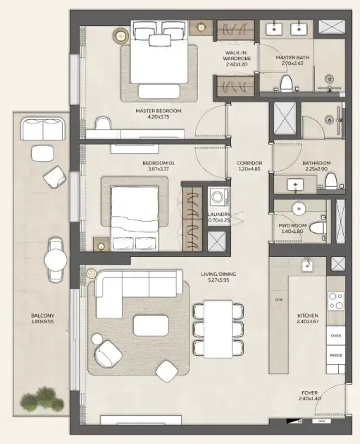 Expo City Development Expo Valley Views floor plan