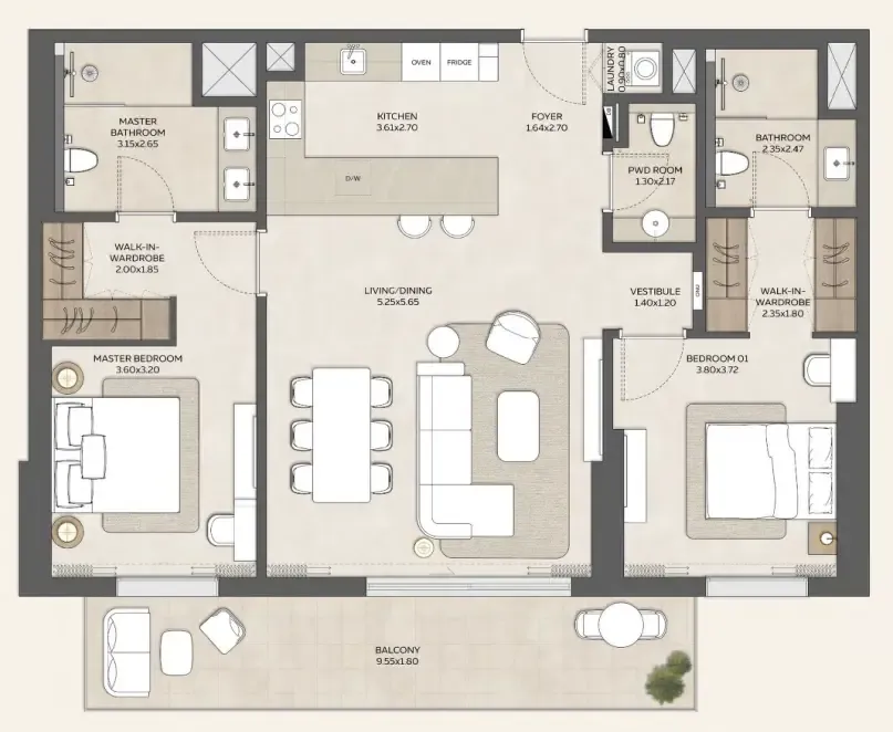 Expo City Development Expo Valley Views floor plan