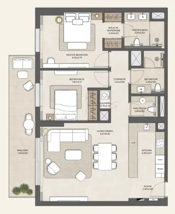 Expo City Development Expo Valley Views floor plan