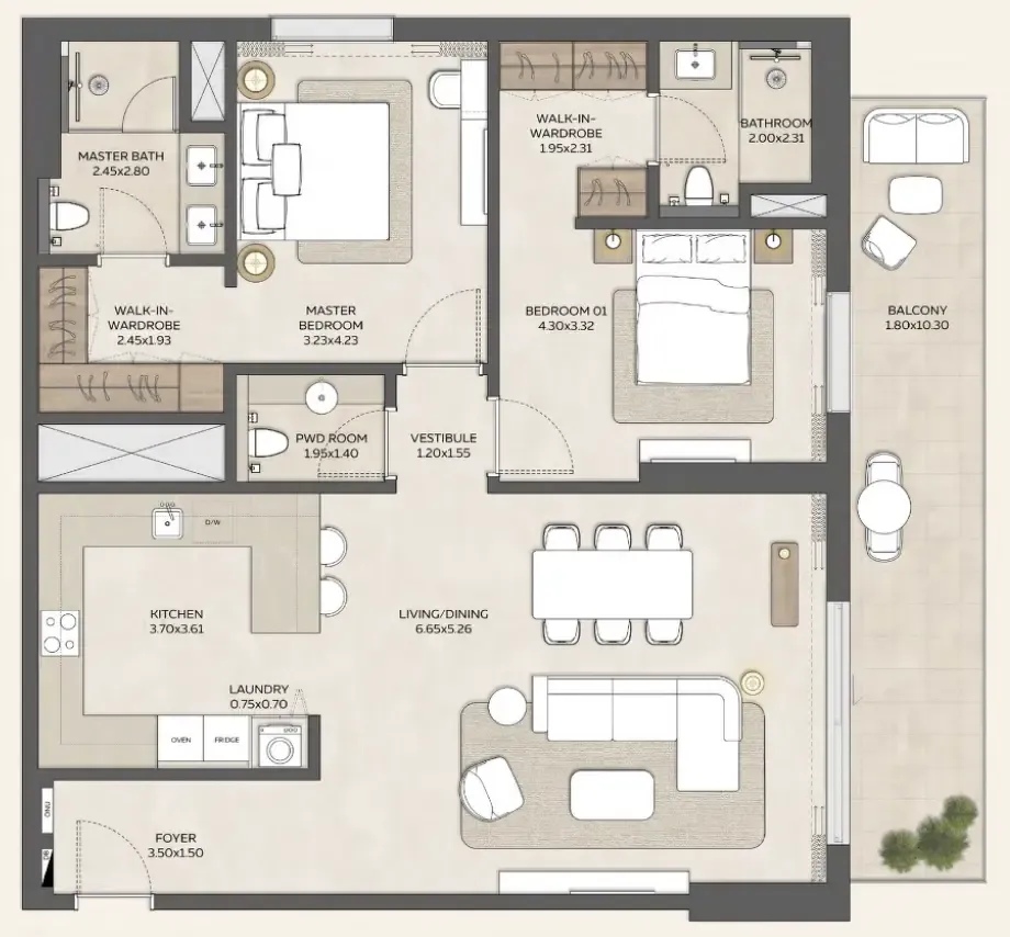 Expo City Development Expo Valley Views floor plan