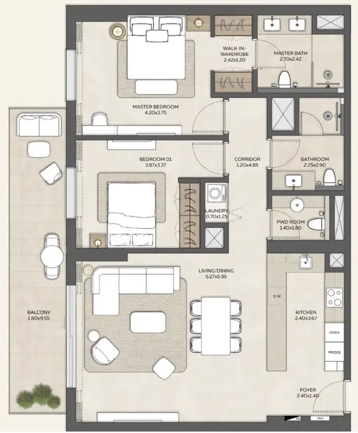 Expo City Development Expo Valley Views floor plan