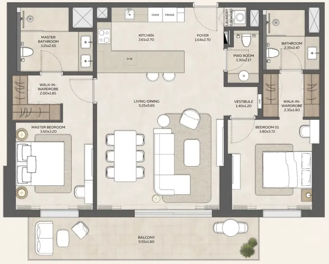 Expo City Development Expo Valley Views floor plan