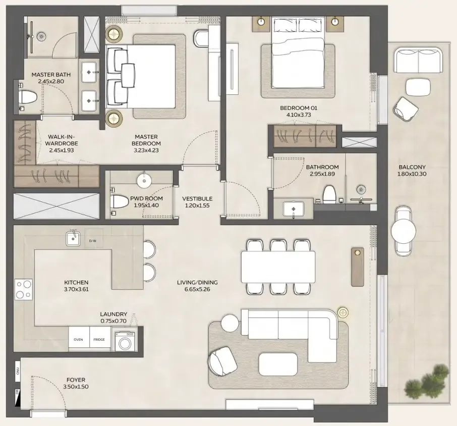 Expo City Development Expo Valley Views floor plan