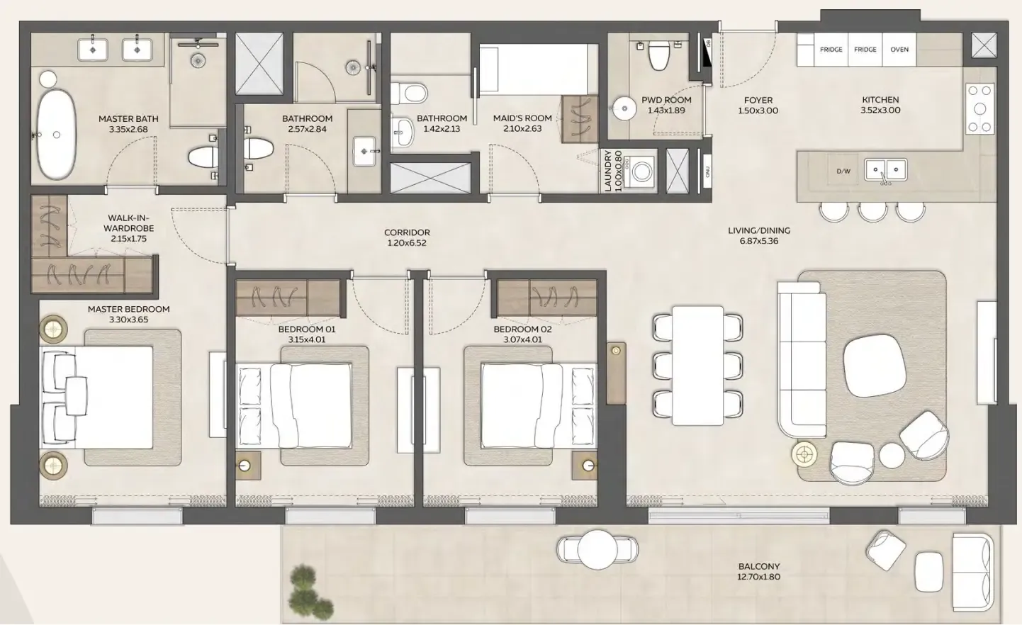 Expo City Development Expo Valley Views floor plan
