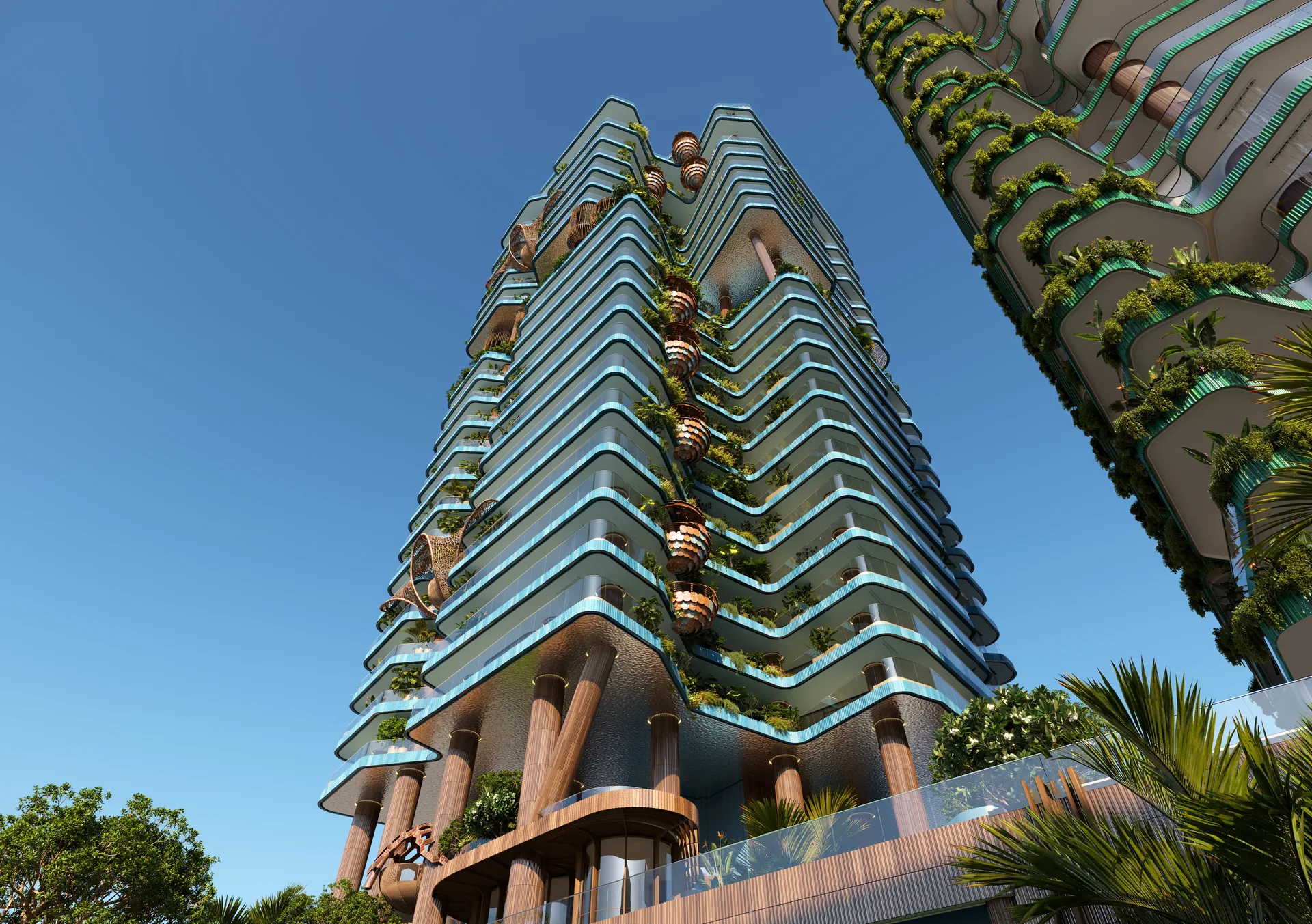 Exterior at Eywa Way of Water in Business Bay Dubai