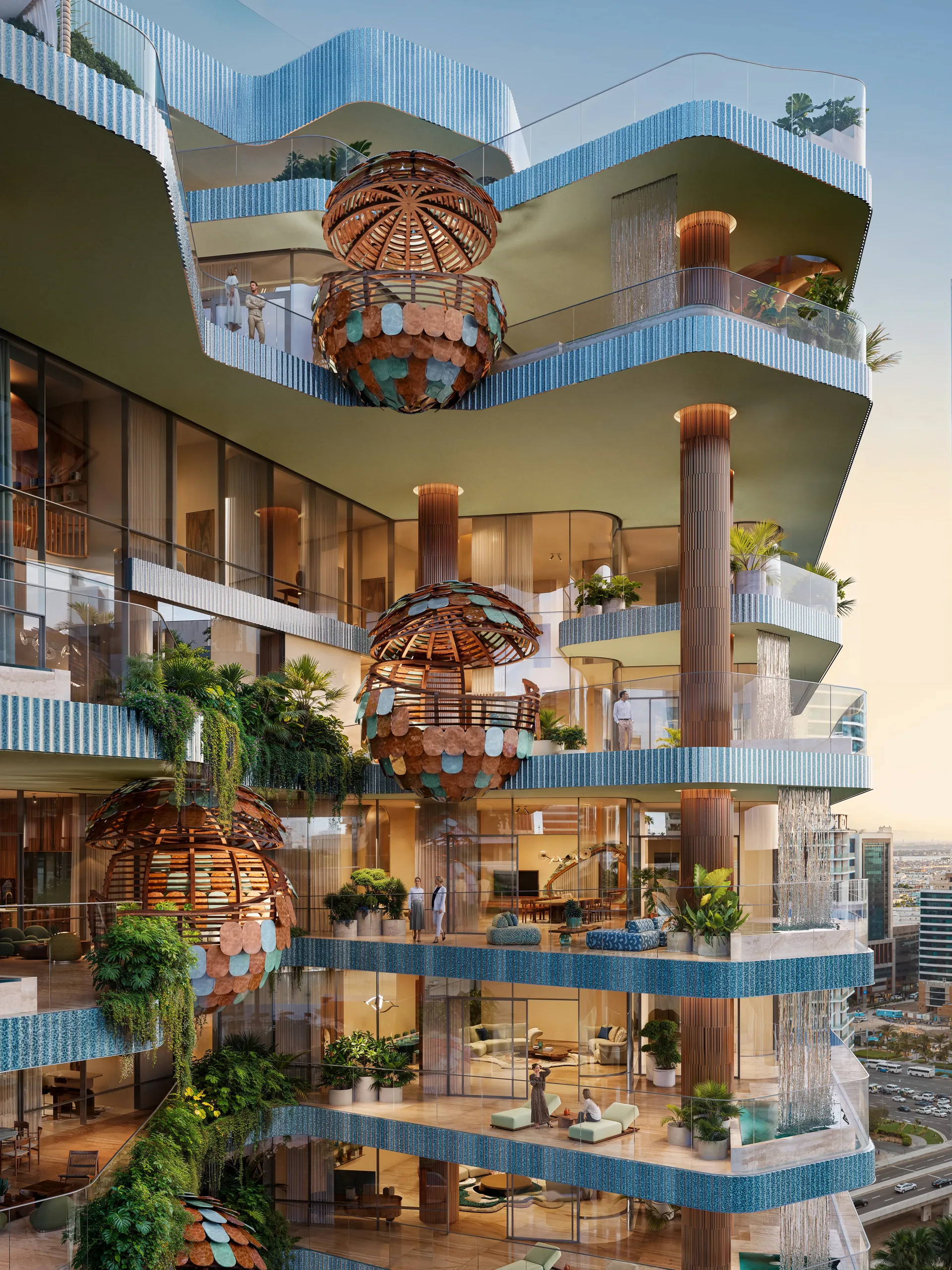 Exterior at Eywa Way of Water in Business Bay Dubai