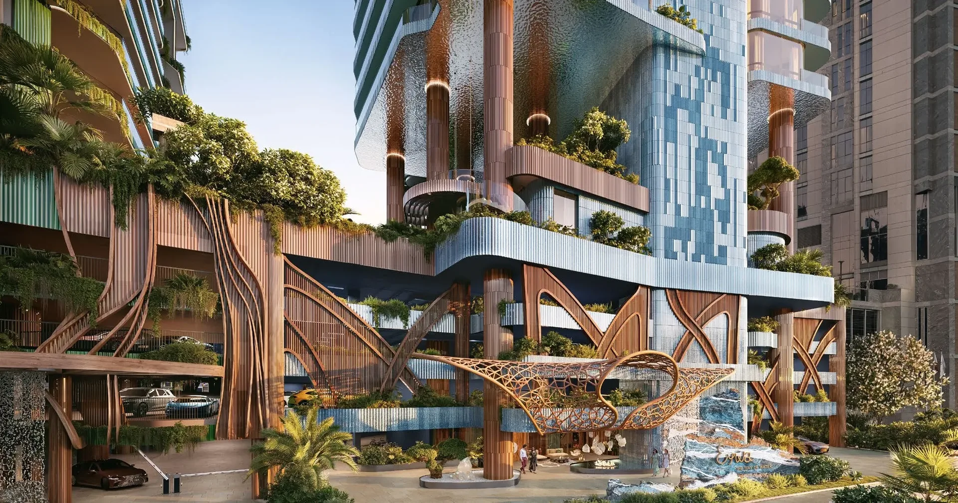 Exterior at Eywa Way of Water in Business Bay Dubai