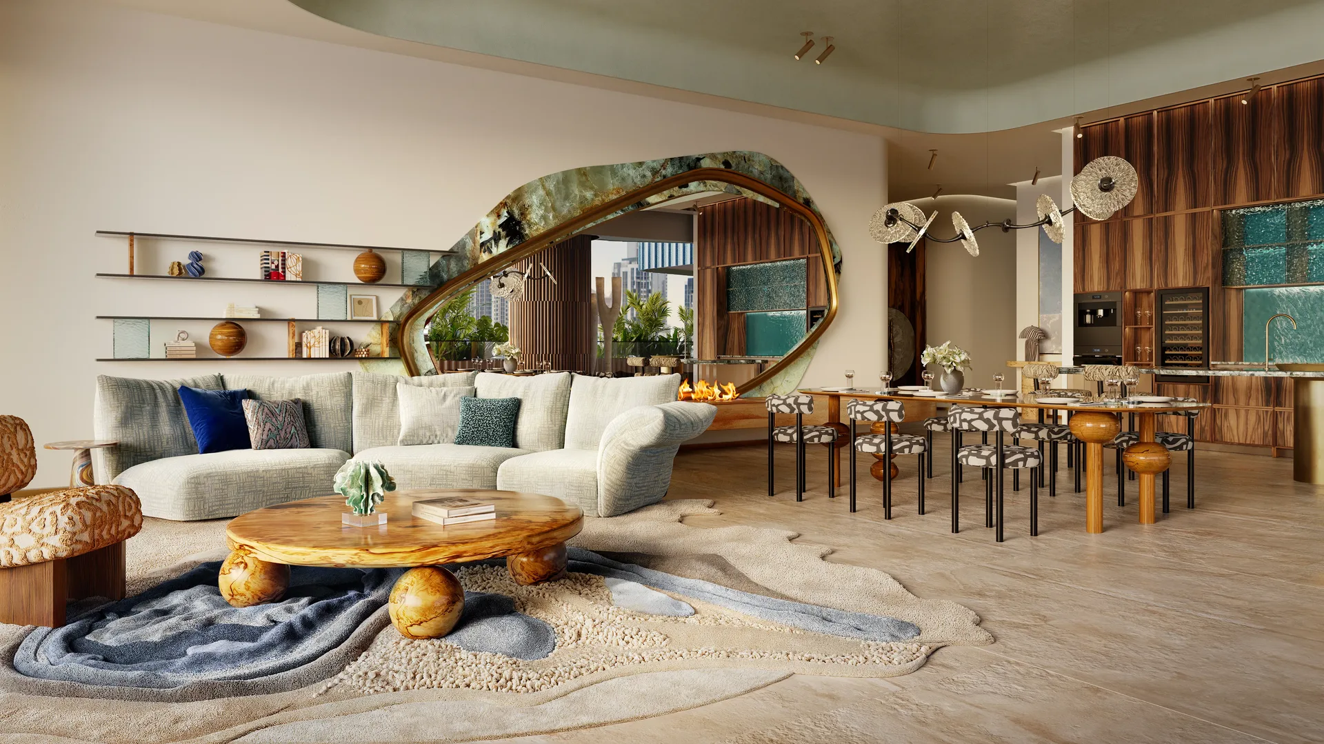 Interior at Eywa Way of Water in Business Bay Dubai