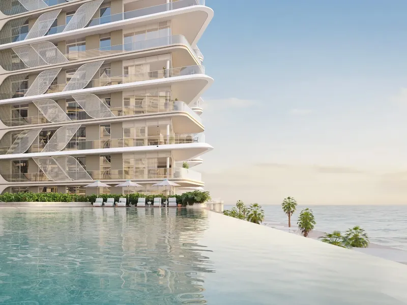 Exterior at Fahid Beach Residences in Abu Dhabi Abu Dhabi