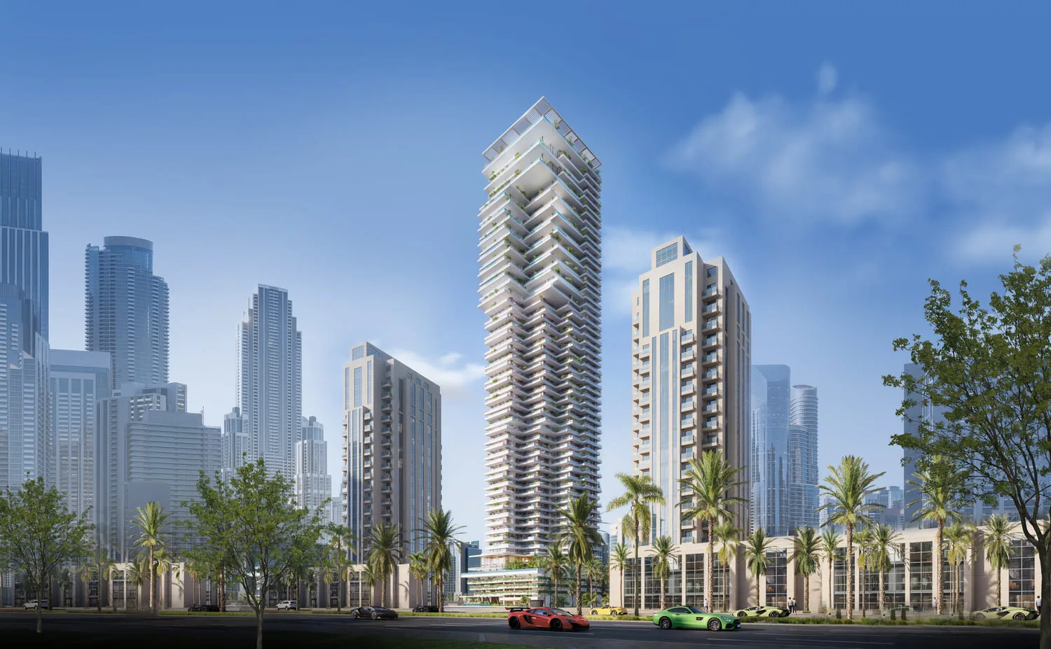 SOL Properties Fairmont Residences Solara Tower Exterior