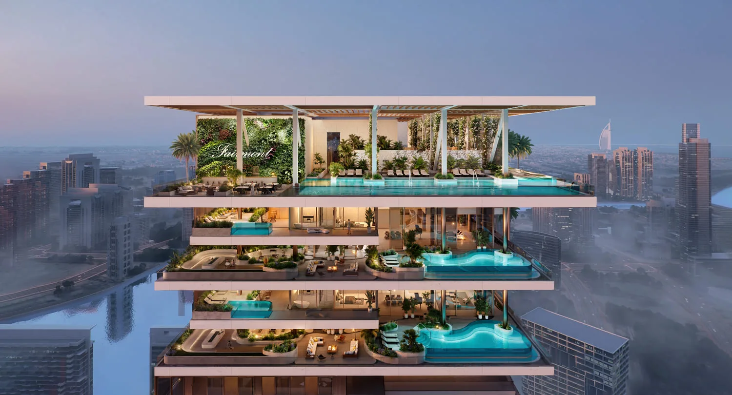 SOL Properties Fairmont Residences Solara Tower Exterior