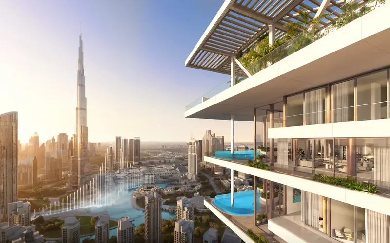 Exterior at Fairmont Residences Solara Tower in Downtown Dubai Dubai