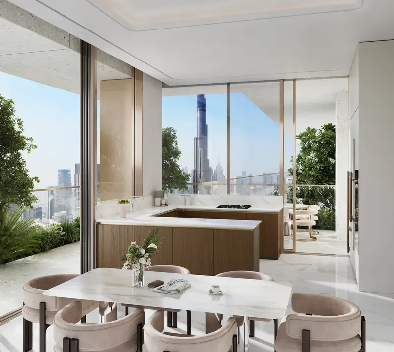 Interior at Fairmont Residences Solara Tower in Downtown Dubai Dubai