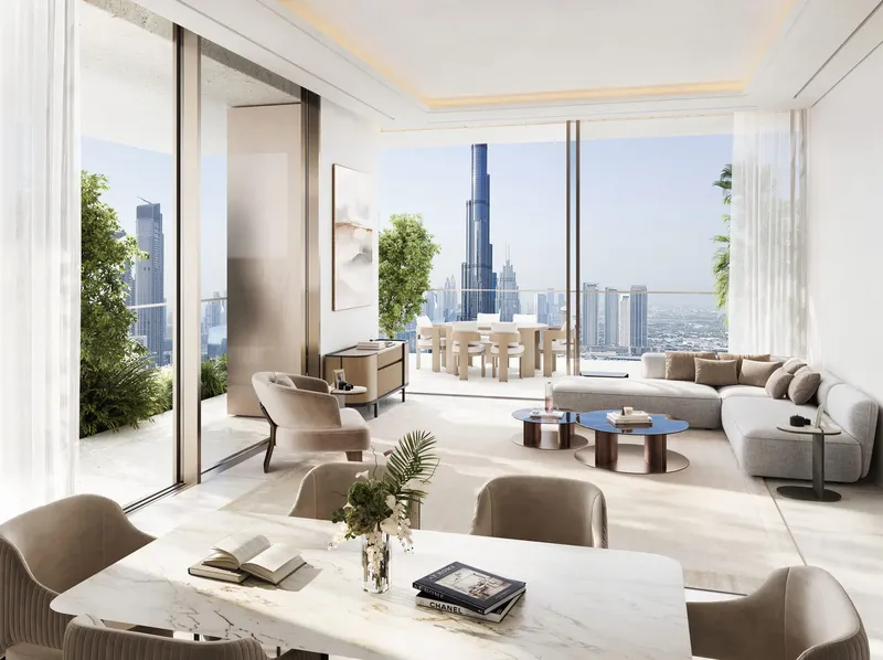 Interior at Fairmont Residences Solara Tower in Downtown Dubai Dubai