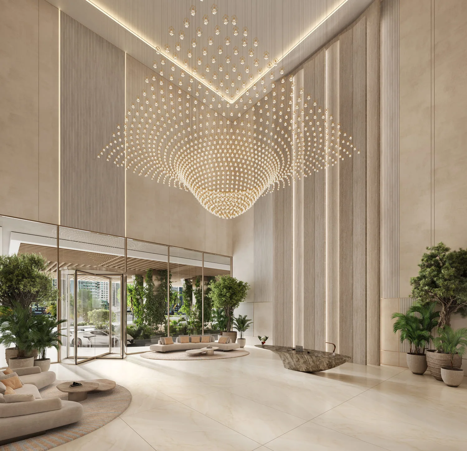 SOL Properties Fairmont Residences Solara Tower Lobby