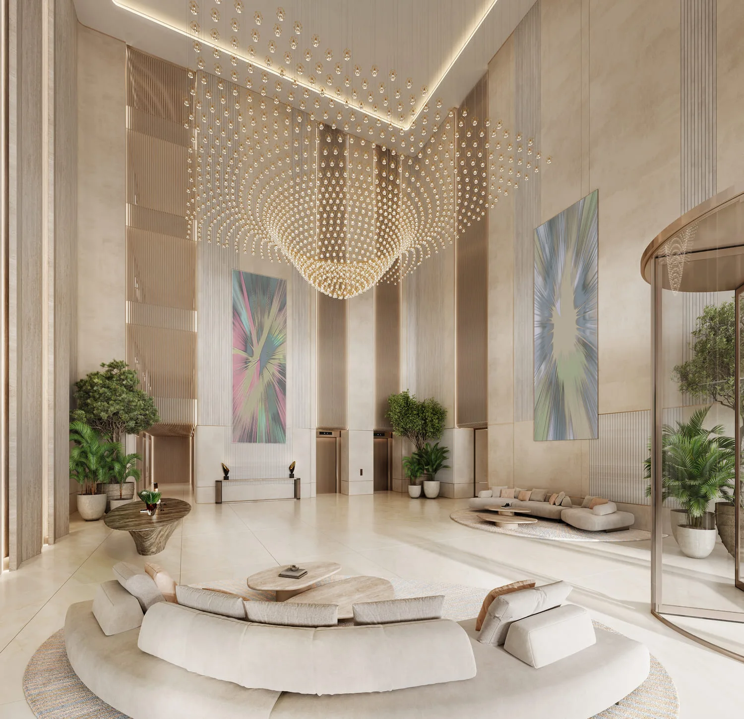 SOL Properties Fairmont Residences Solara Tower Lobby