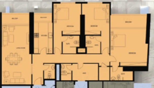 Tiger Group Faradis Tower floor plan