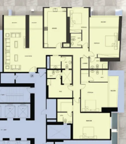 Tiger Group Faradis Tower floor plan