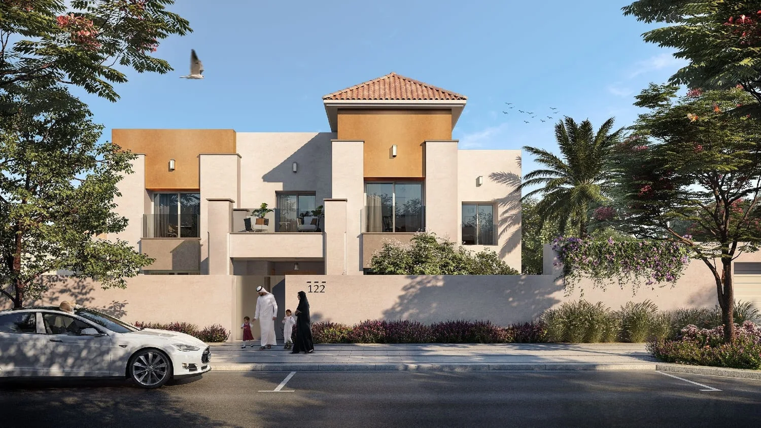 Contemporary style villas