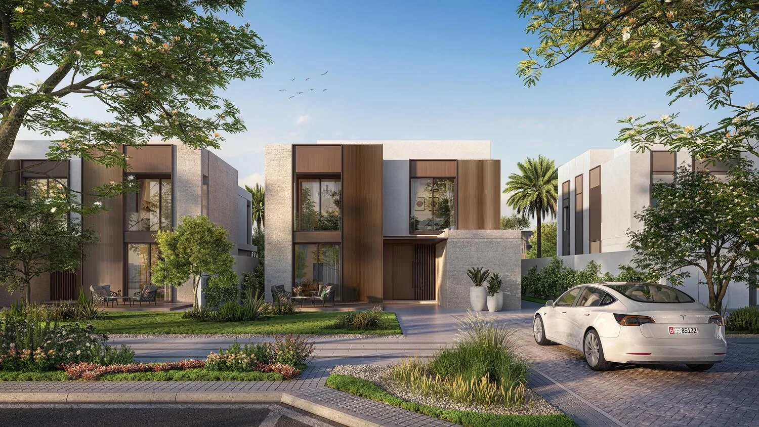 Contemporary style villas