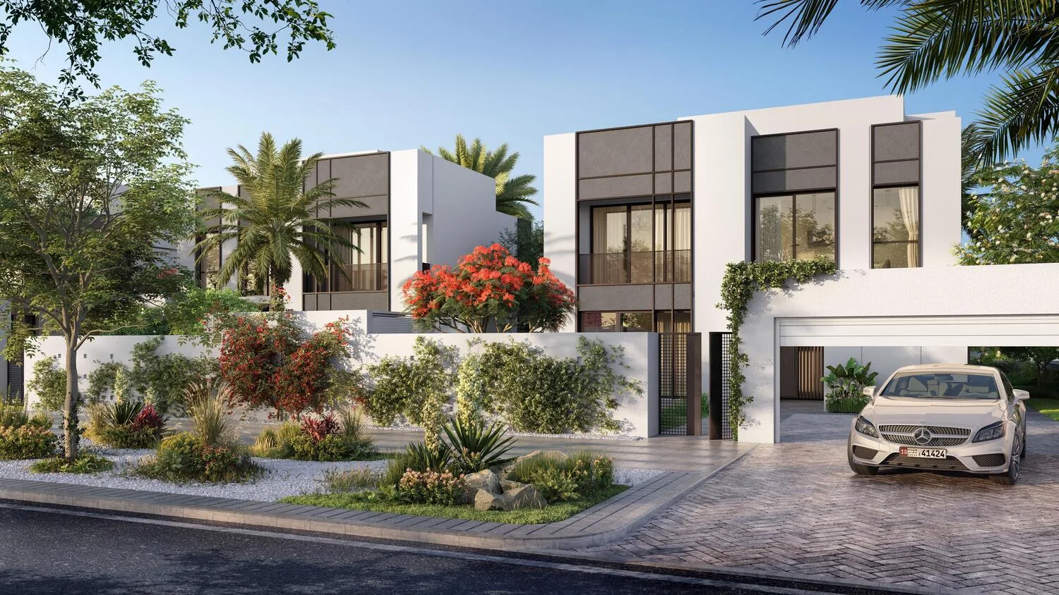 Modern style villas