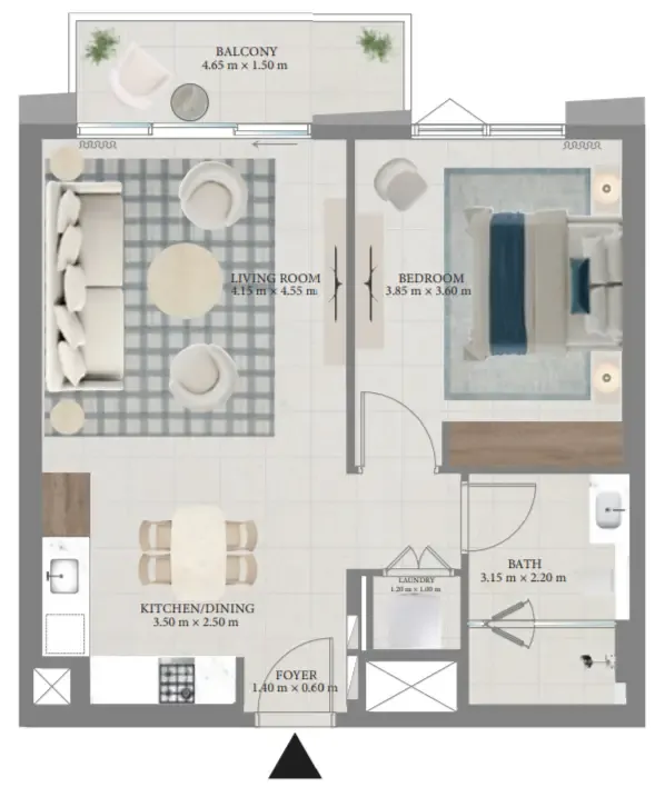 Emaar Fior 1 floor plan
