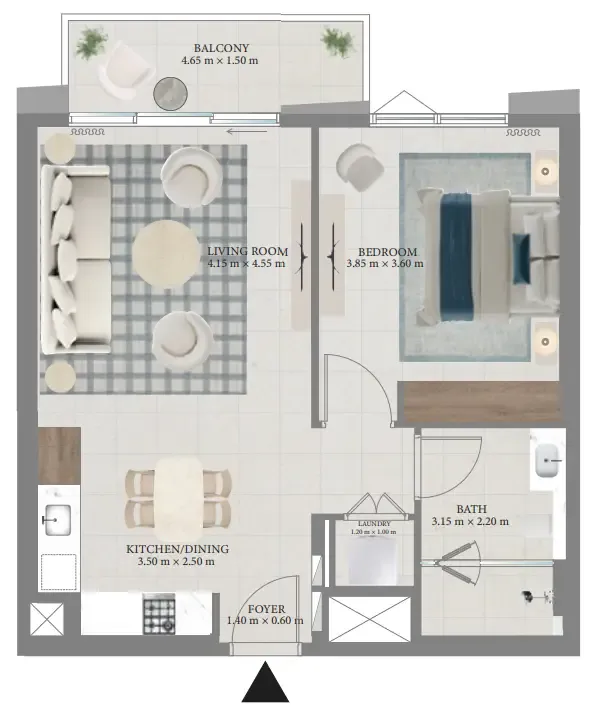 Emaar Fior 1 floor plan