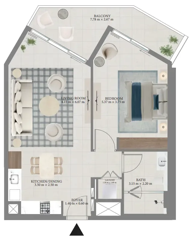 Emaar Fior 1 floor plan