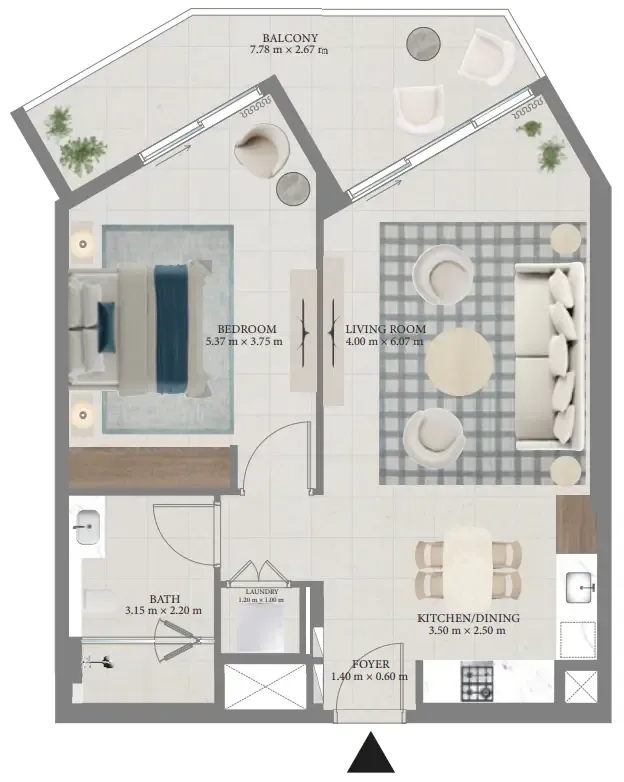 Emaar Fior 1 floor plan