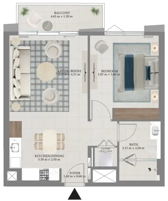 Emaar Fior 1 floor plan