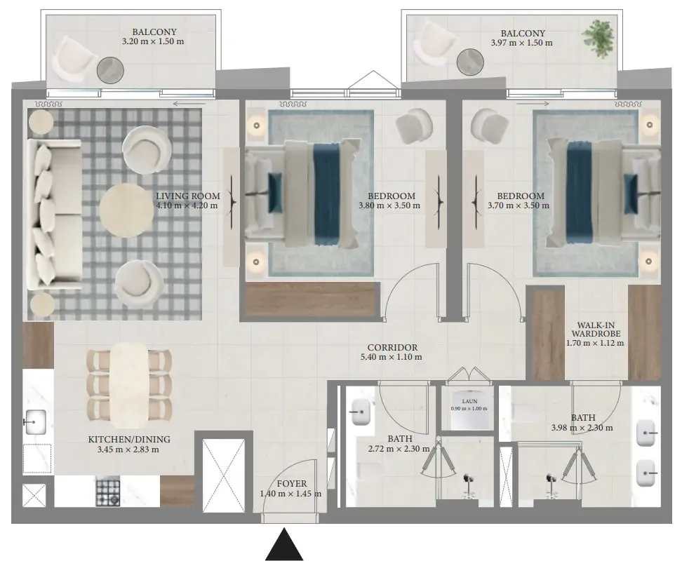 Emaar Fior 1 floor plan