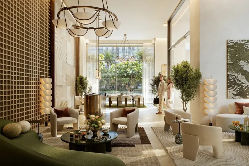 Lobby at Fior 1 in Mina Rashid Dubai