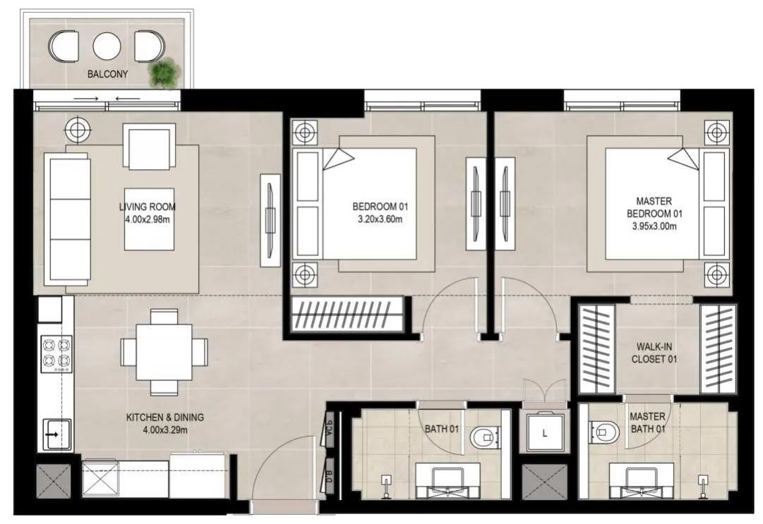 Nshama Group Fiori Residences floor plan
